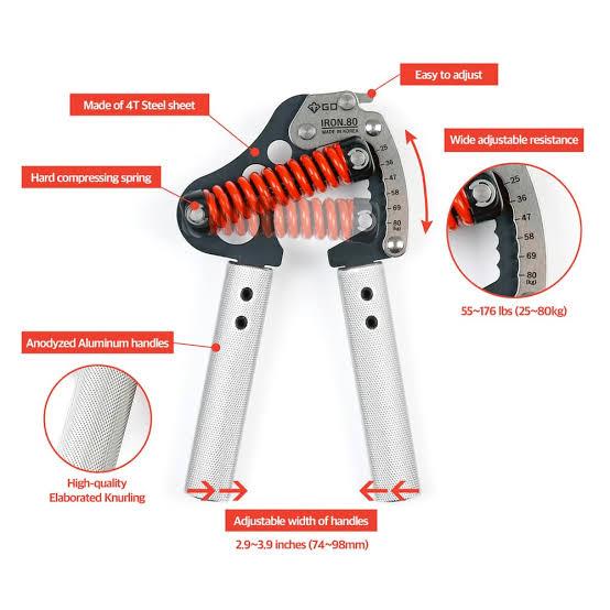 Hand Grip Strengthener Premium GD IRON GRIP